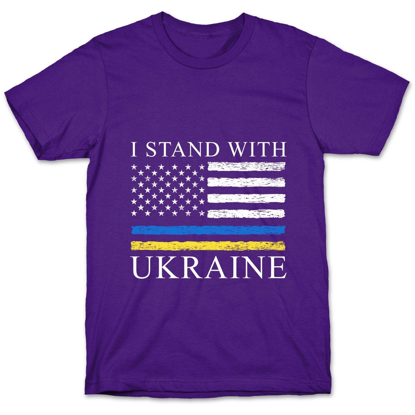 I Stand With Ukraine Flag T-Shirt