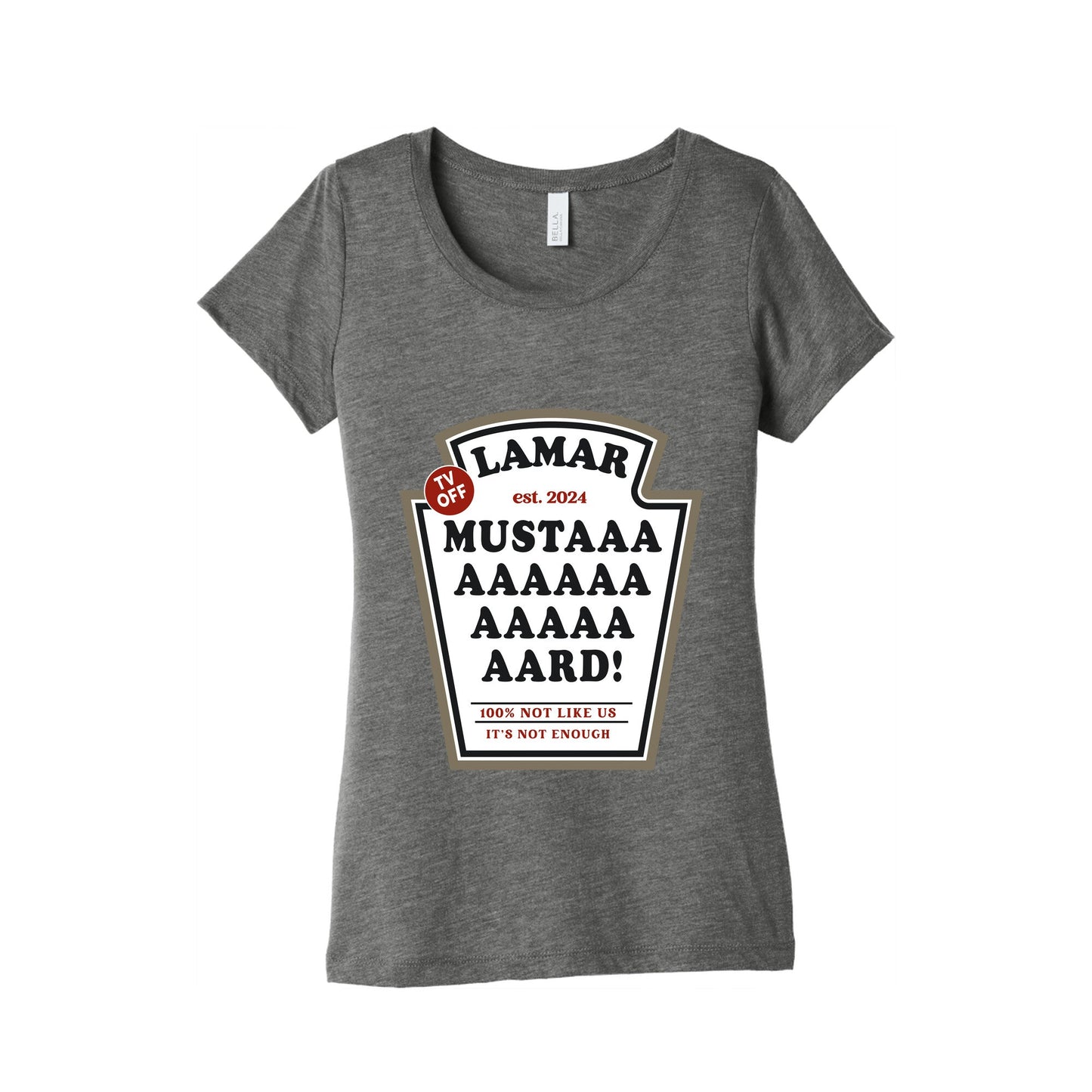 Kendrick Mustard TV Off Womens Triblend Tee