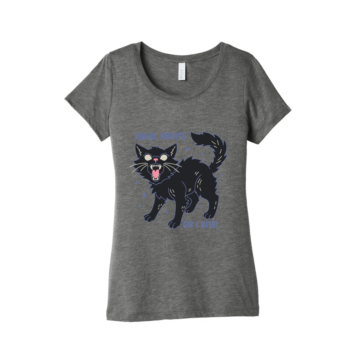 Equal Rights or I Bite Womens Triblend Tee
