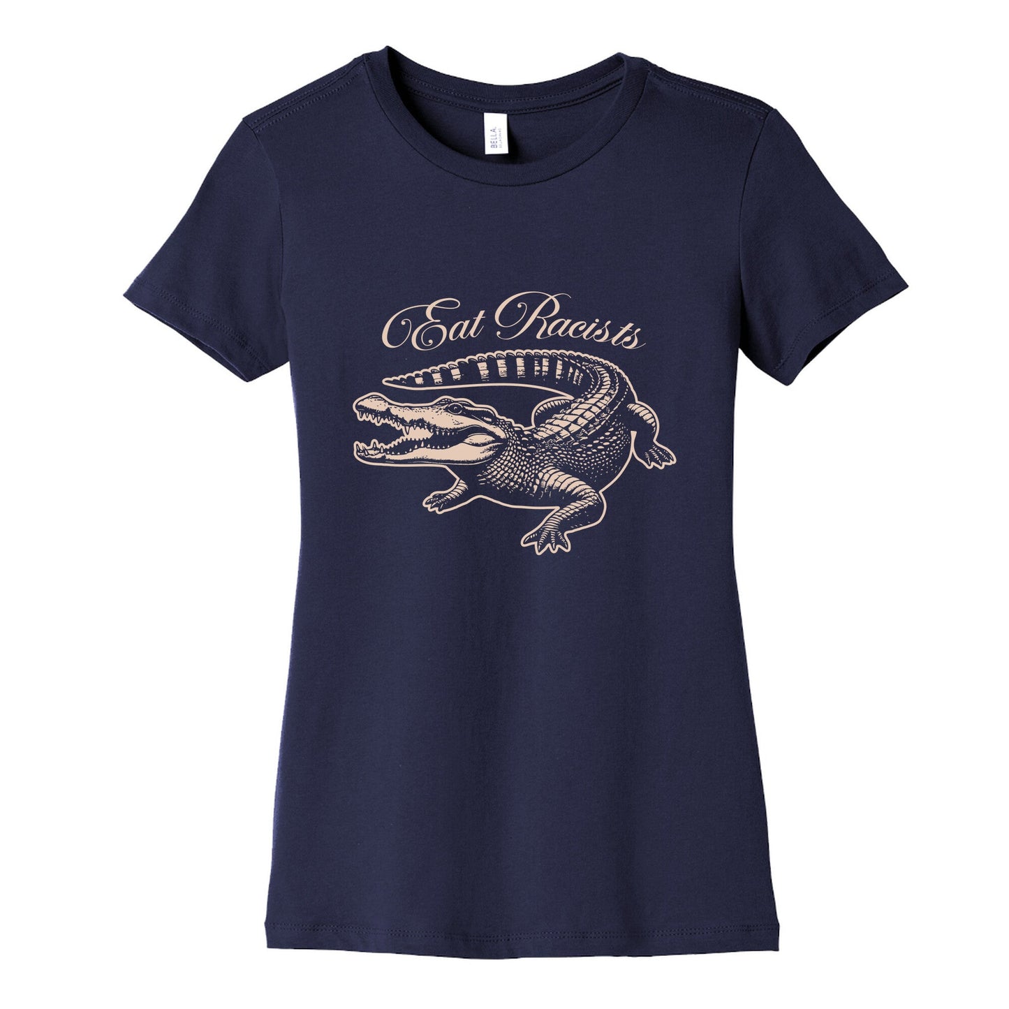 Eat Racists Womens Cotton Tee
