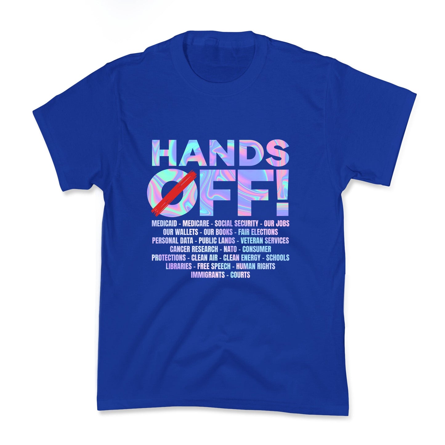 Hands Off Protest Kids Tee