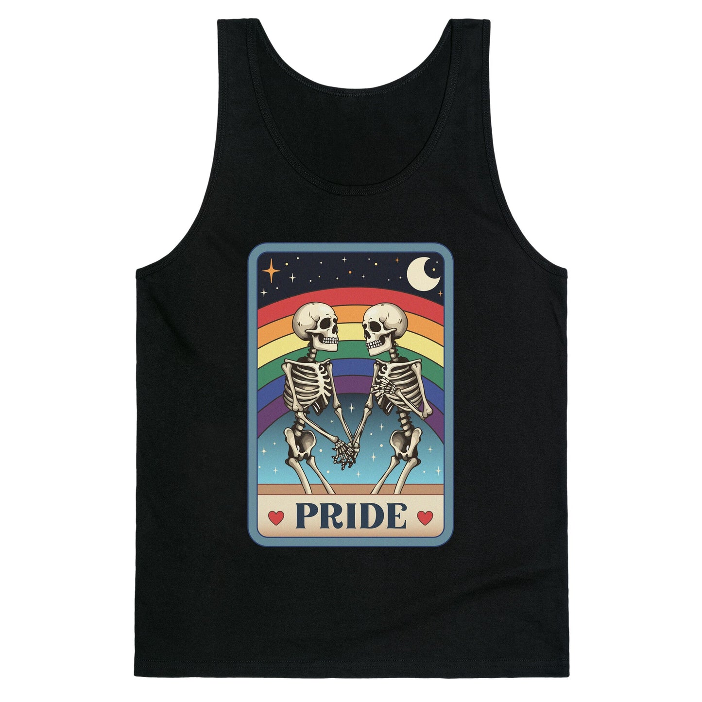 Rainbow Pride Tarot Card Tank Top