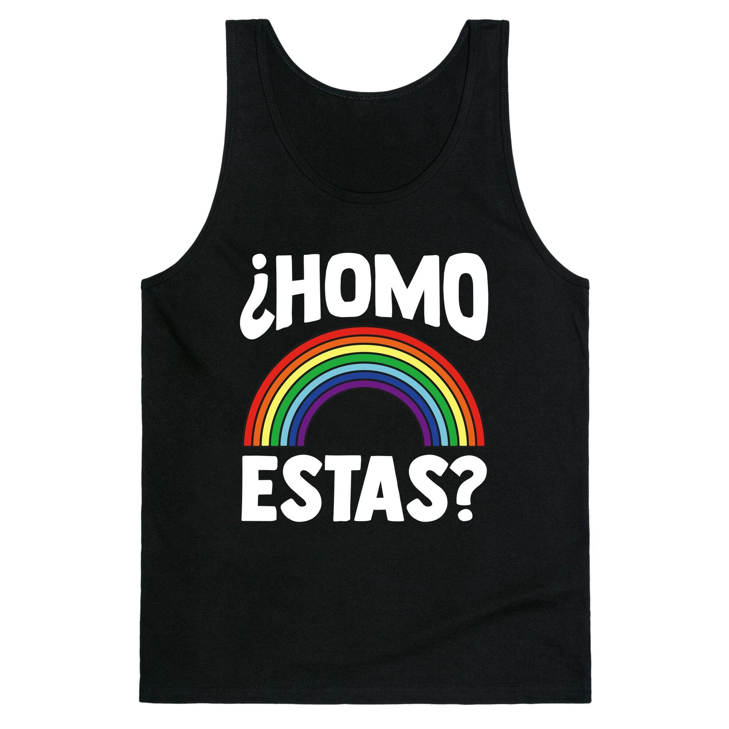 Homo Estas Rainbow Pride Tank Top