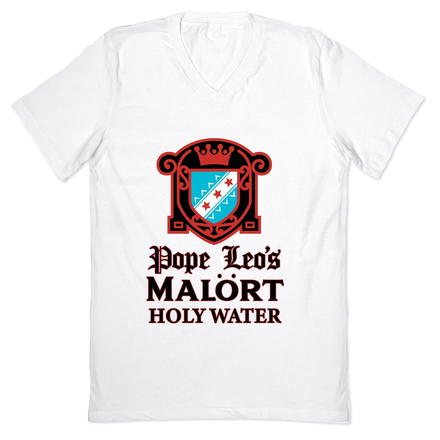 Pope Leo Holy Water V-Neck