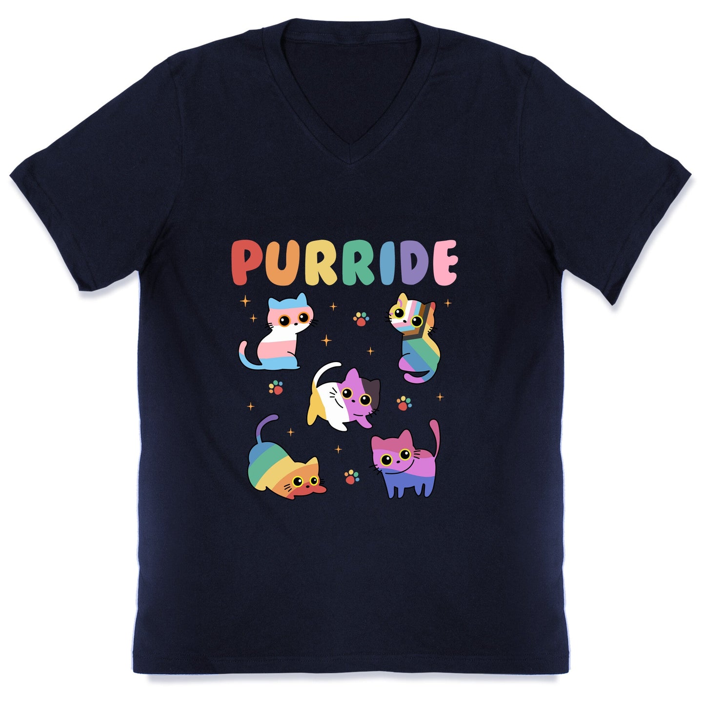 Purride Cats Pride V-Neck