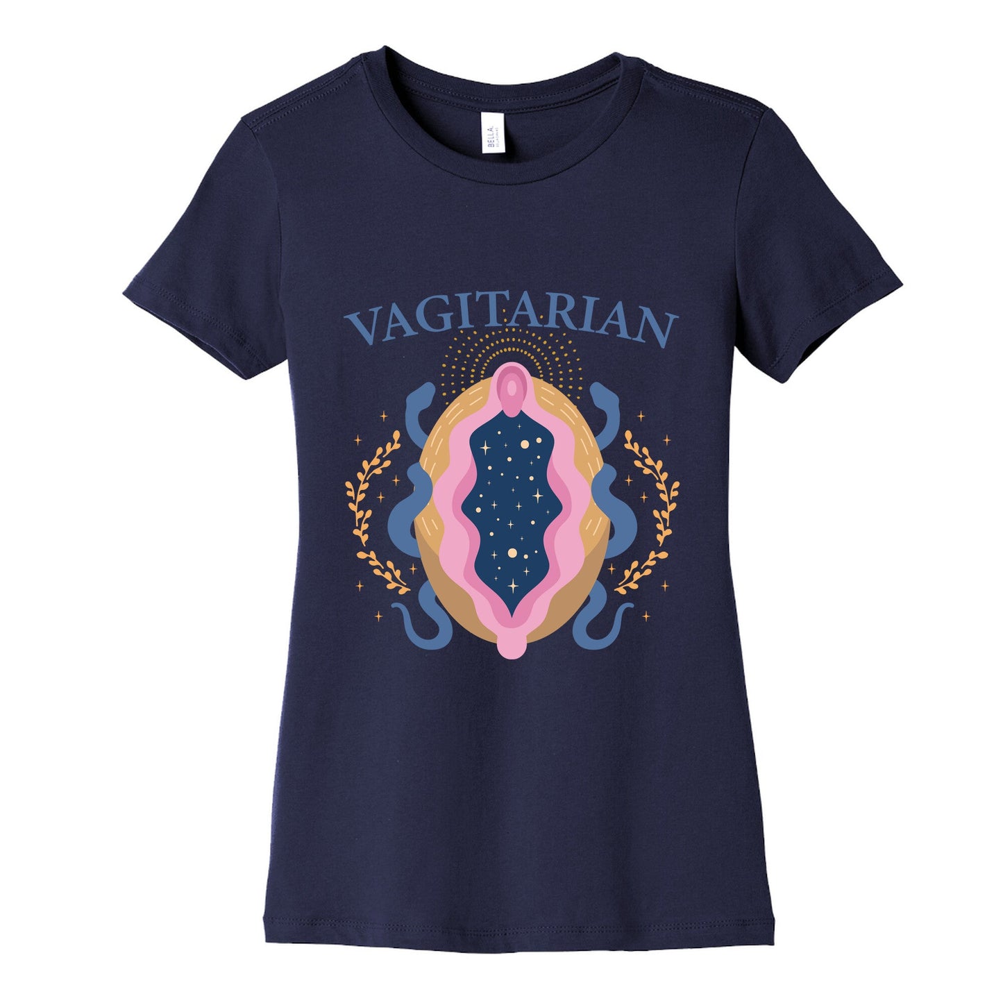 Vagitarian Lesbian Pride Womens Cotton Tee