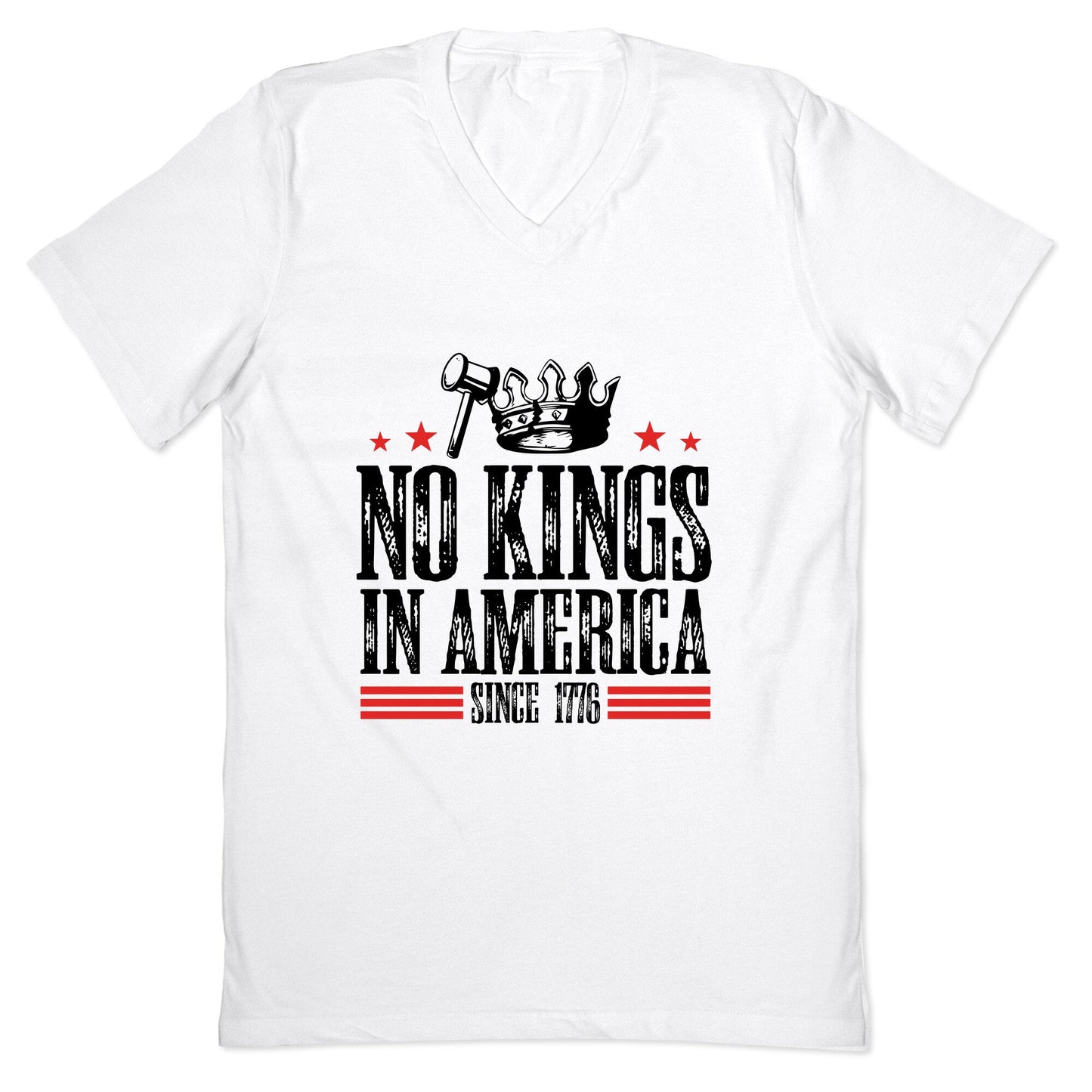 No Kings In America V-Neck