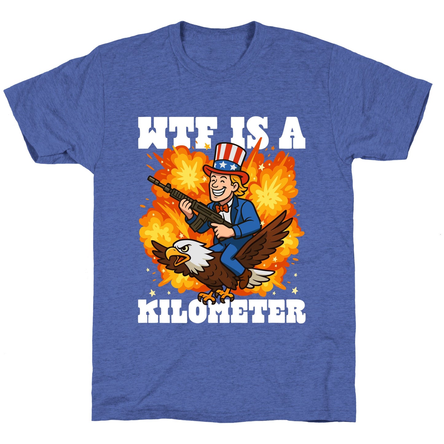 WTF Is A Kilometer Unisex Triblend Tee