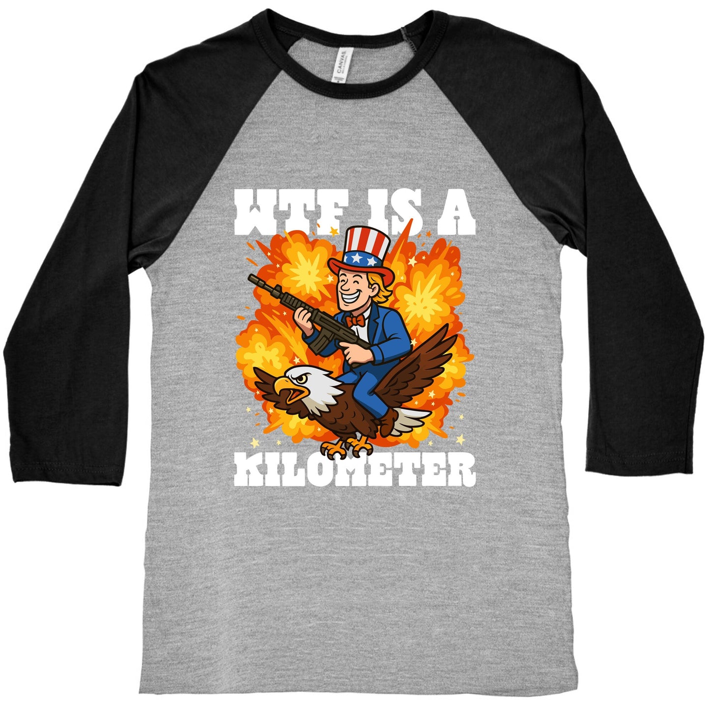 WTF Is A Kilometer Baseball Tee