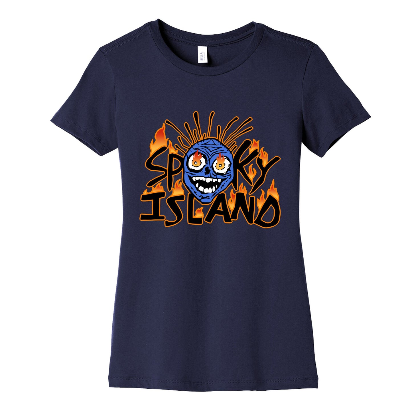 Spooky Island Womens Cotton Tee