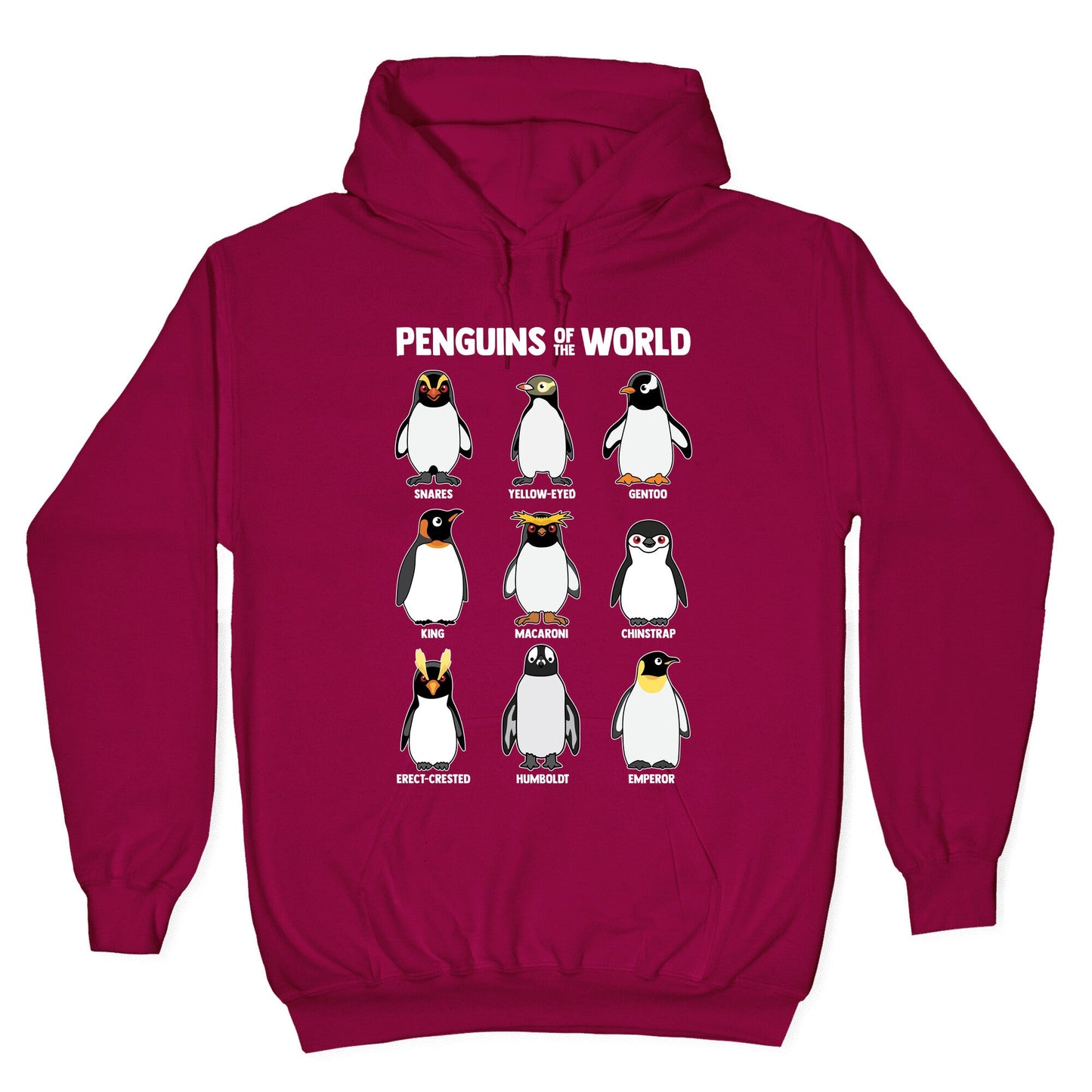 Penguins of the World Hoodie