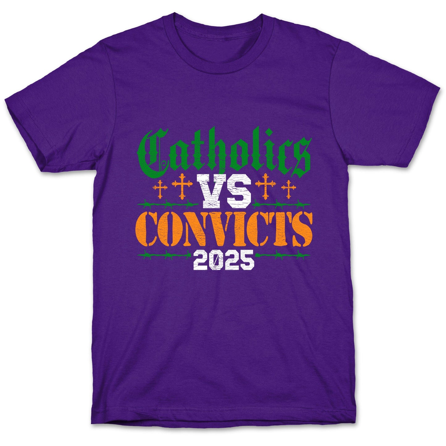 Catholics vs Convicts 2025 T-Shirt