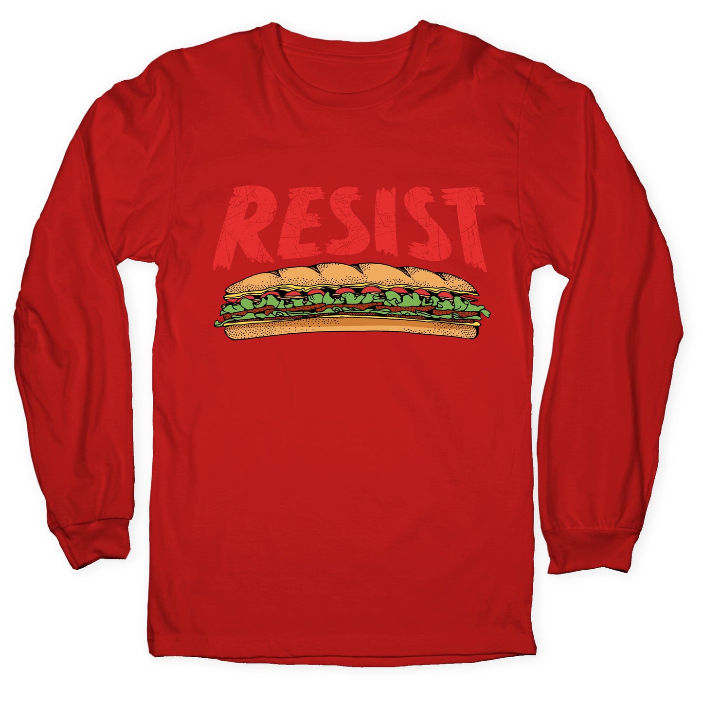 Resist Anti Ice Sandwich Guy DC Longsleeve Tee
