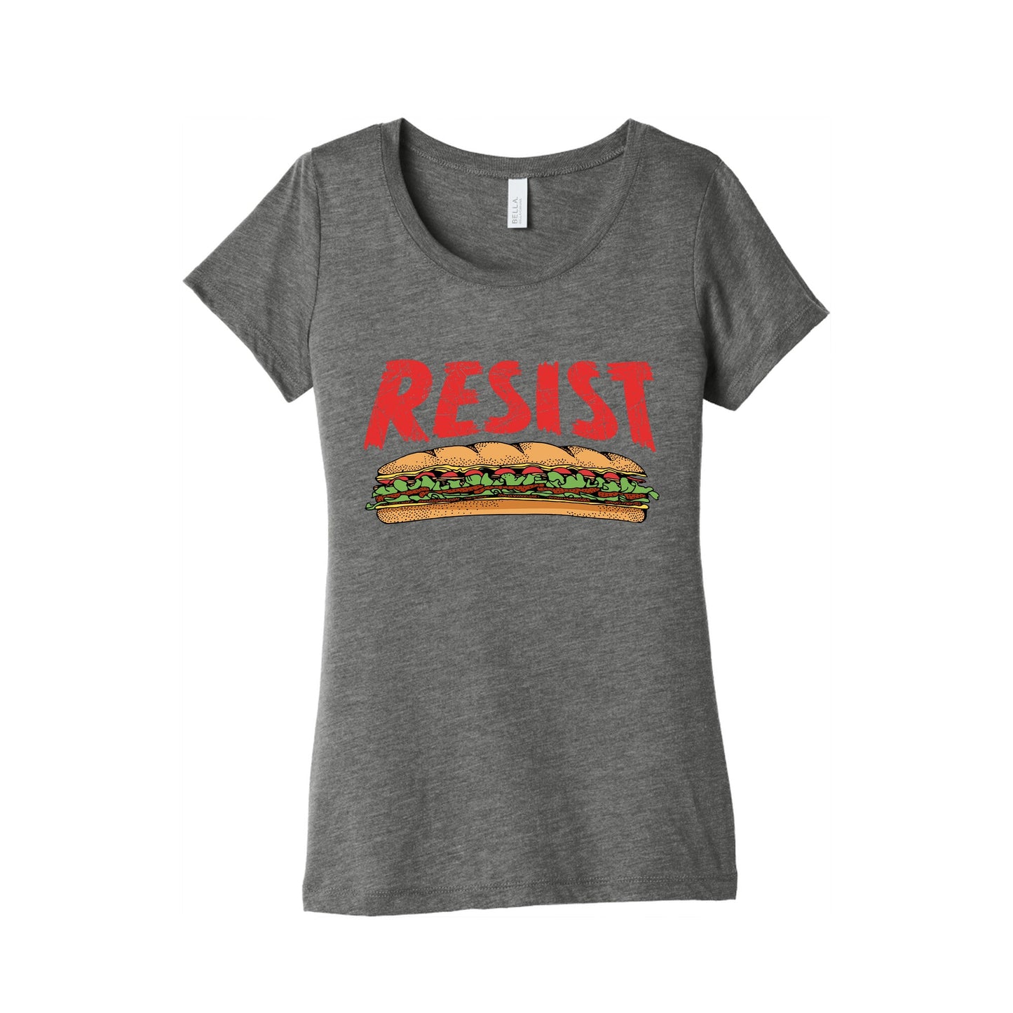 Resist Anti Ice Sandwich Guy DC Womens Triblend Tee