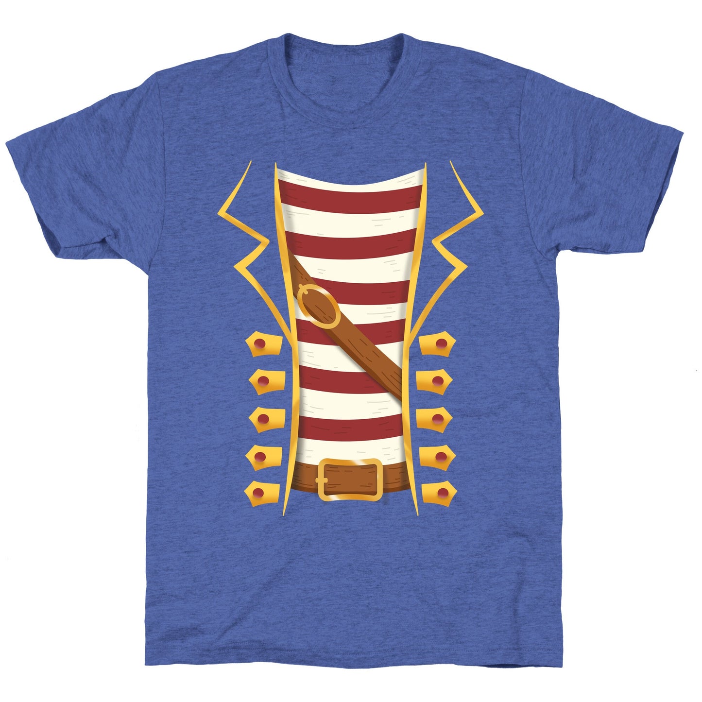 Buccaneer Halloween Pirate Costume Unisex Triblend Tee