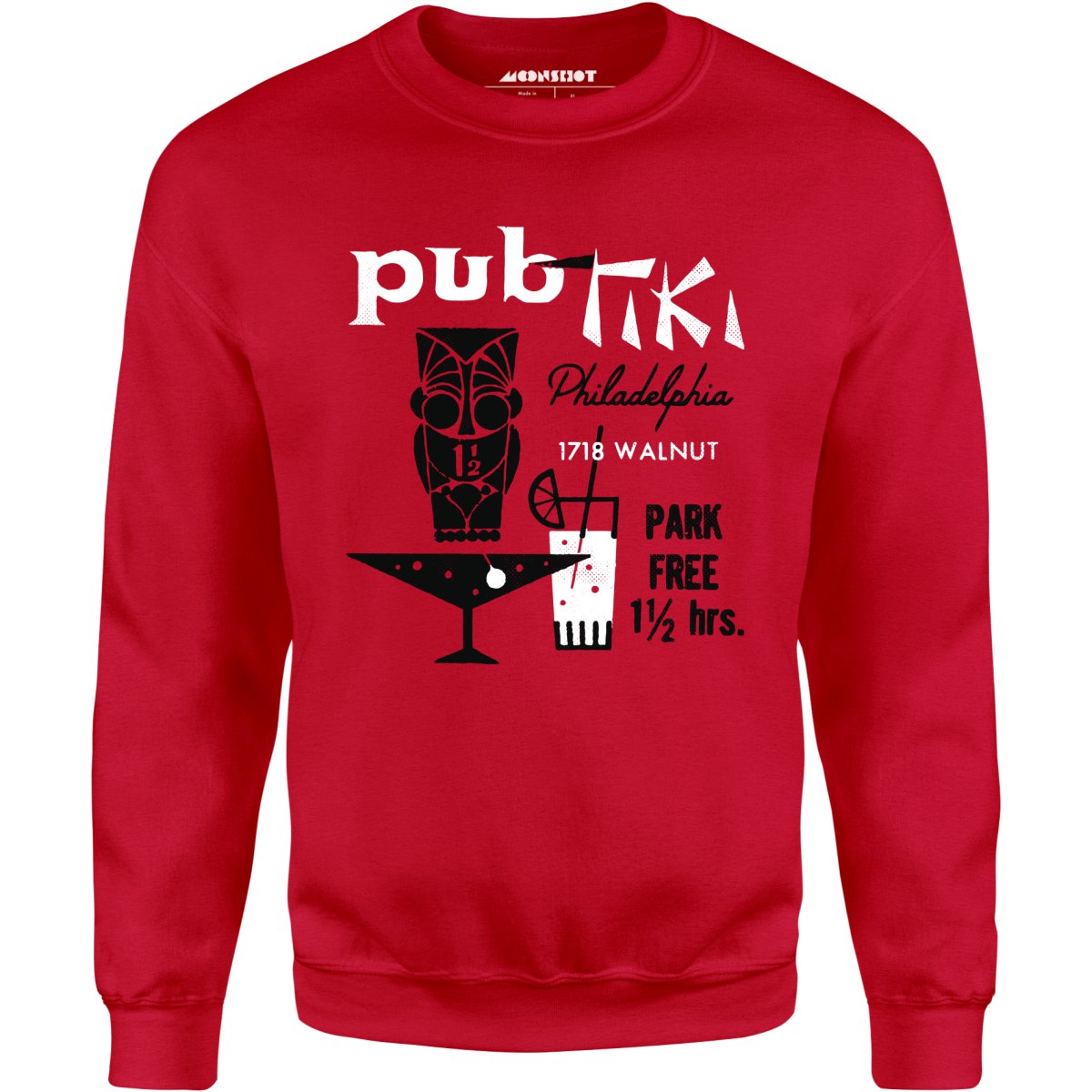 Pub Tiki - Philadelphia, PA - Vintage Tiki Bar - Unisex Sweatshirt