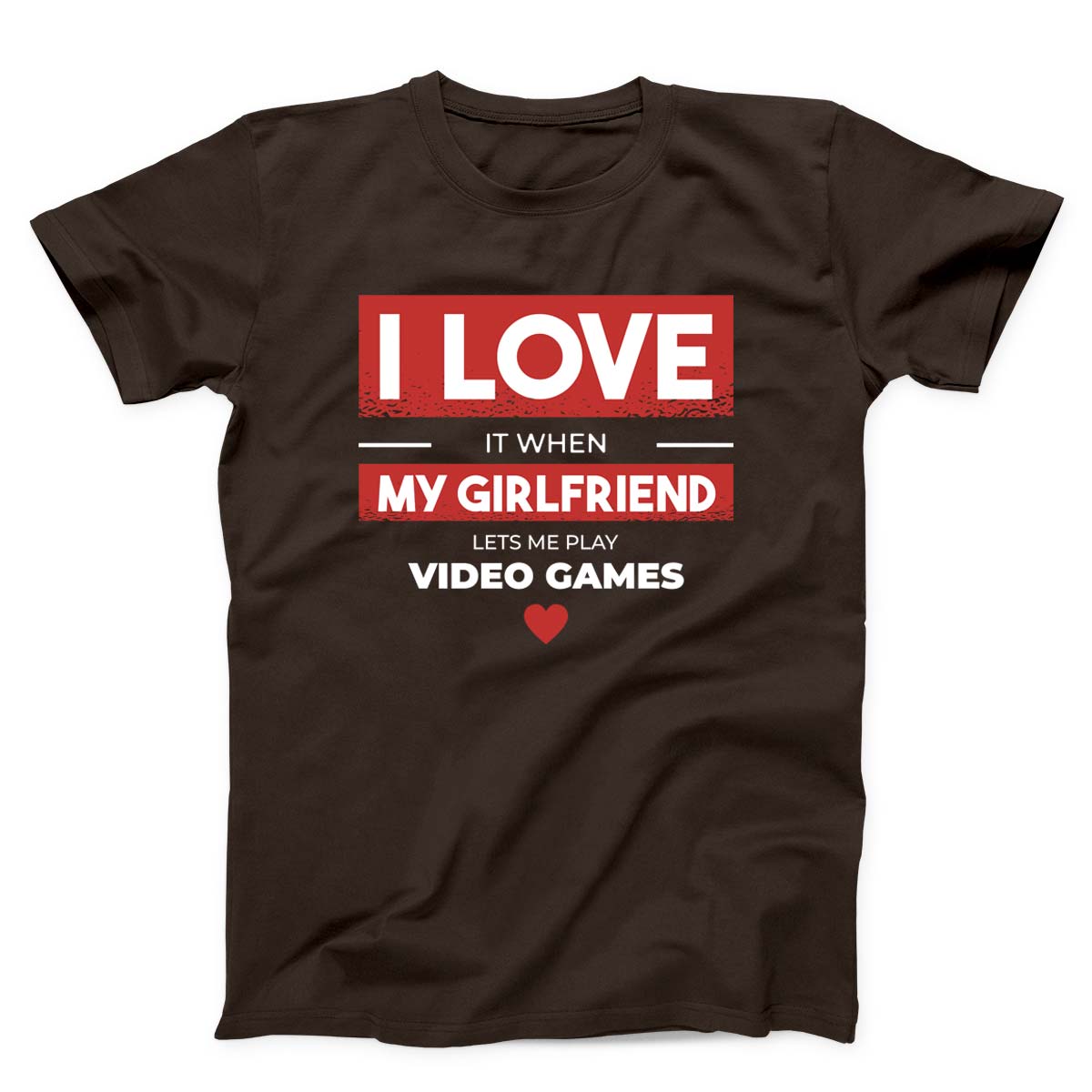 I Love When My Girlfriend Lets Me Play Video Games Funny Gamer T-shirt