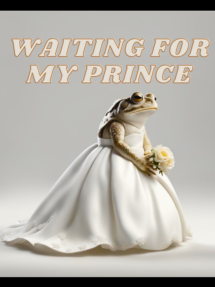 princess frog waiting for prince- funny gift for single woman by LOKOthing