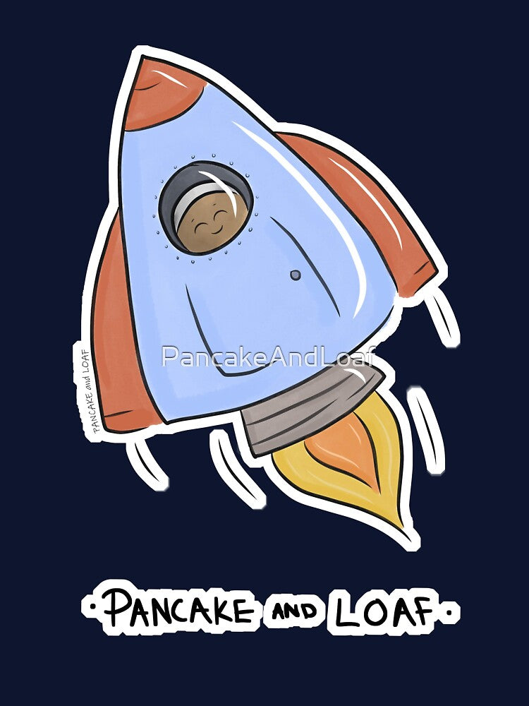 Happy Space Rocket by PancakeAndLoaf