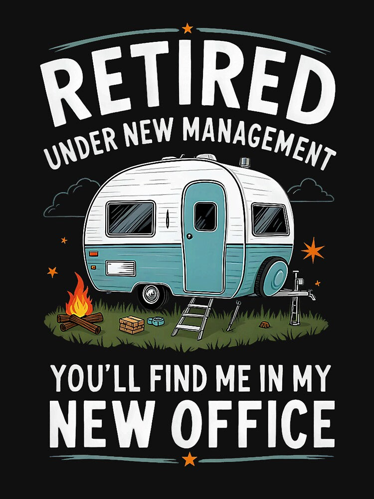 Retirement Retired Funny Camper Camp Camping by FrankBaird