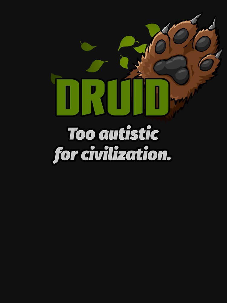 Druid Class Too Autistic RPG Tabletop by FeyTavern