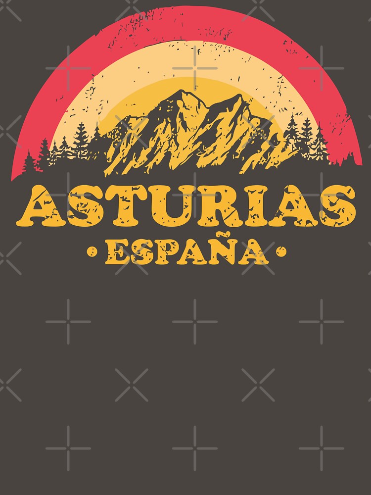 Asturias Spain Retro Sunset v3 by KnutKnutKnut