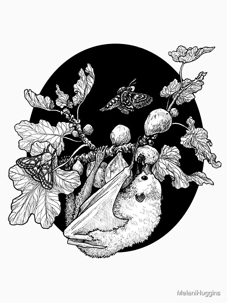 Fig Tree and the Fruit Bat by MelaniHuggins