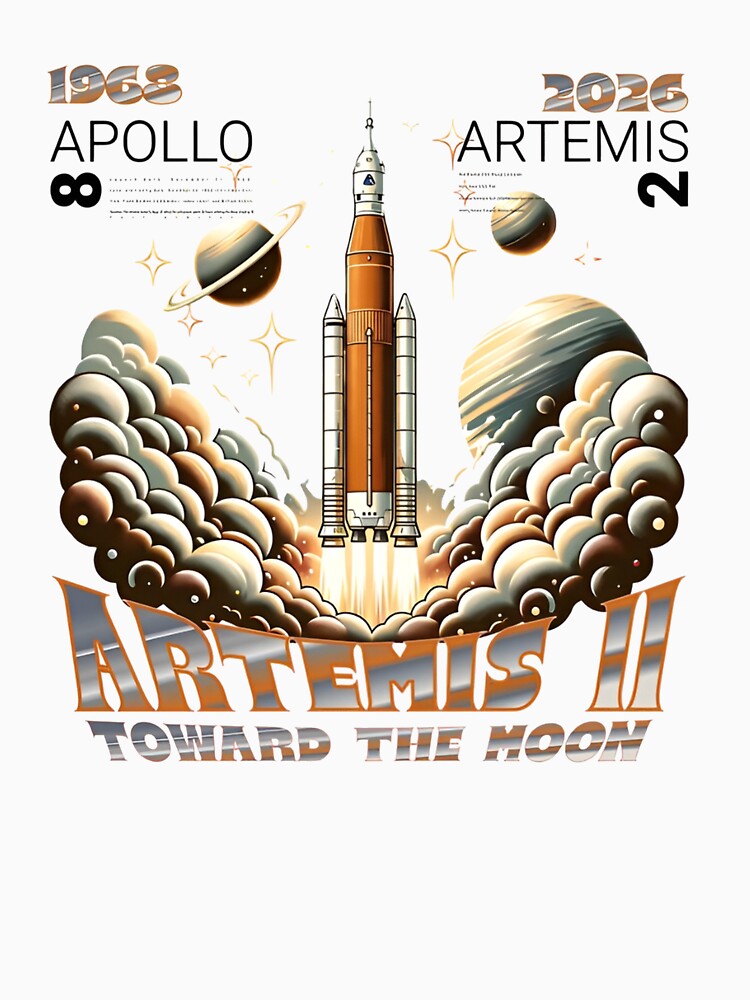 Artemis II Toward The Moon - Space Exploration 2026 by MillieRhodes