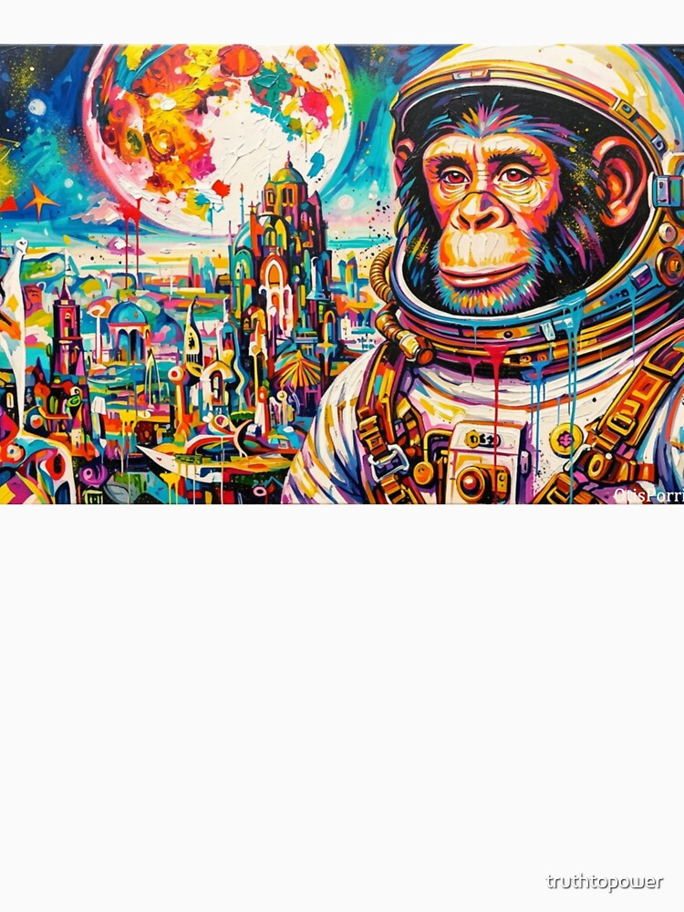 STEAMPUNK ASTRONAUT-CHIMPANZEE 3 by truthtopower