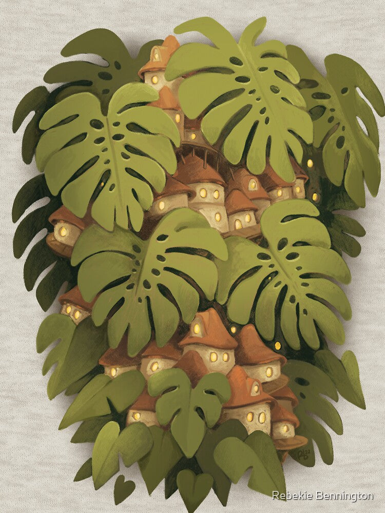 Monstera City by Rebekah Bennington