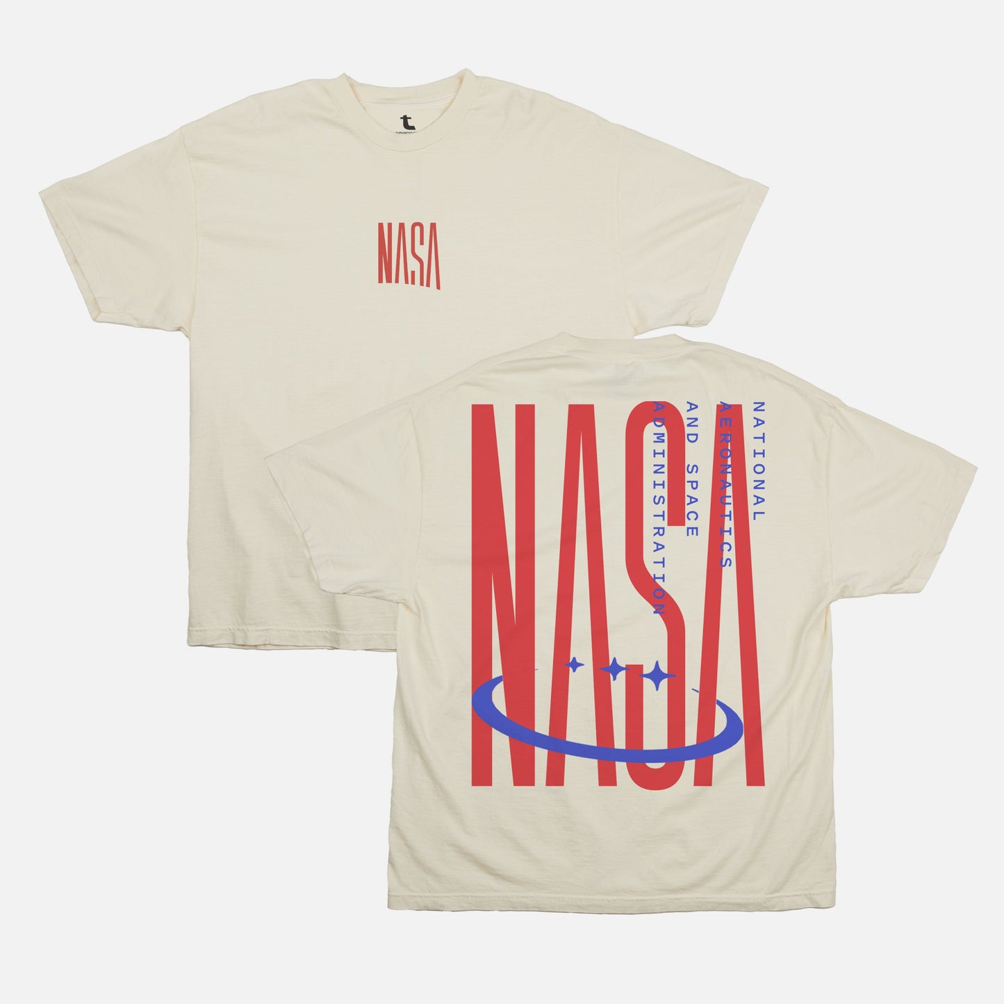 Retro NASA Logo Graphic Tee Shirt