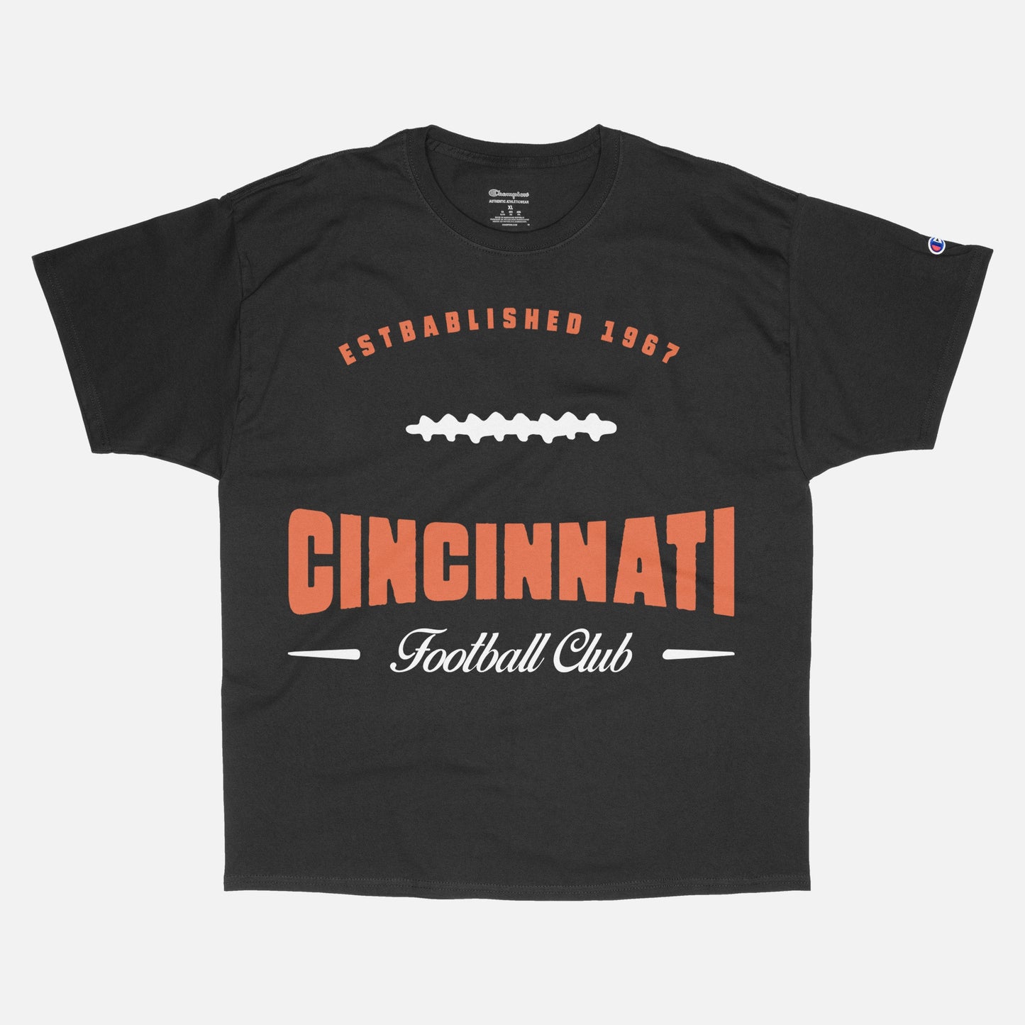 Retro Cincinnati Football Fan Graphic Tee Shirt