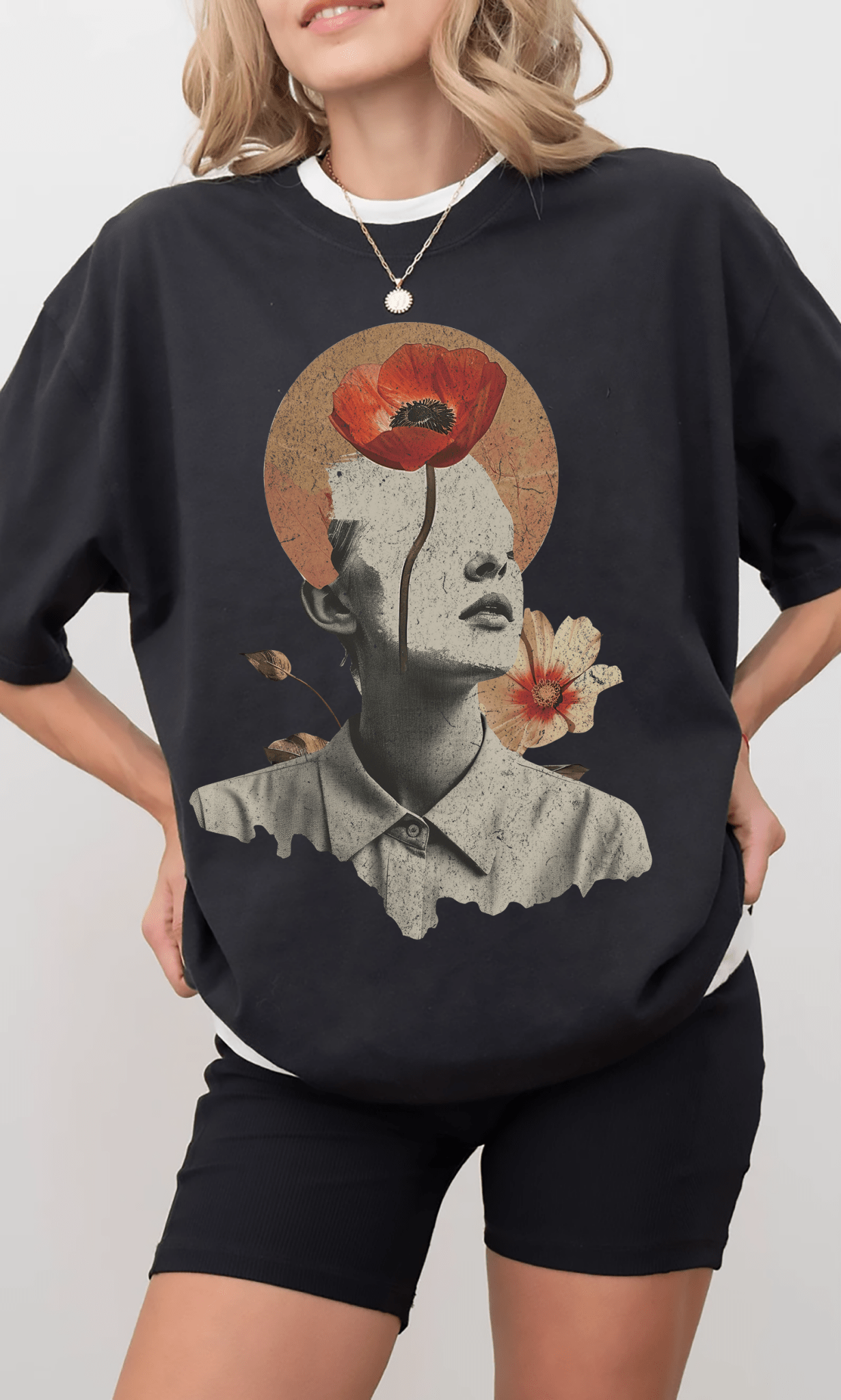 Retro Collage Graphic Tee