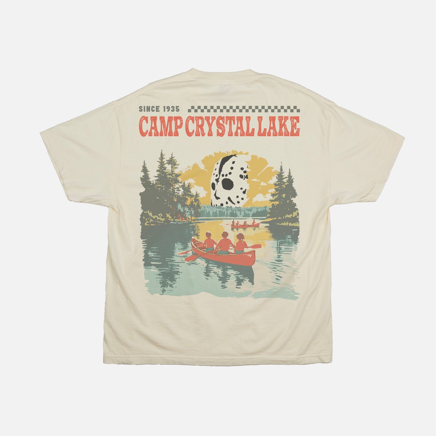 Retro Camp Crystal Lake Horror T-Shirt