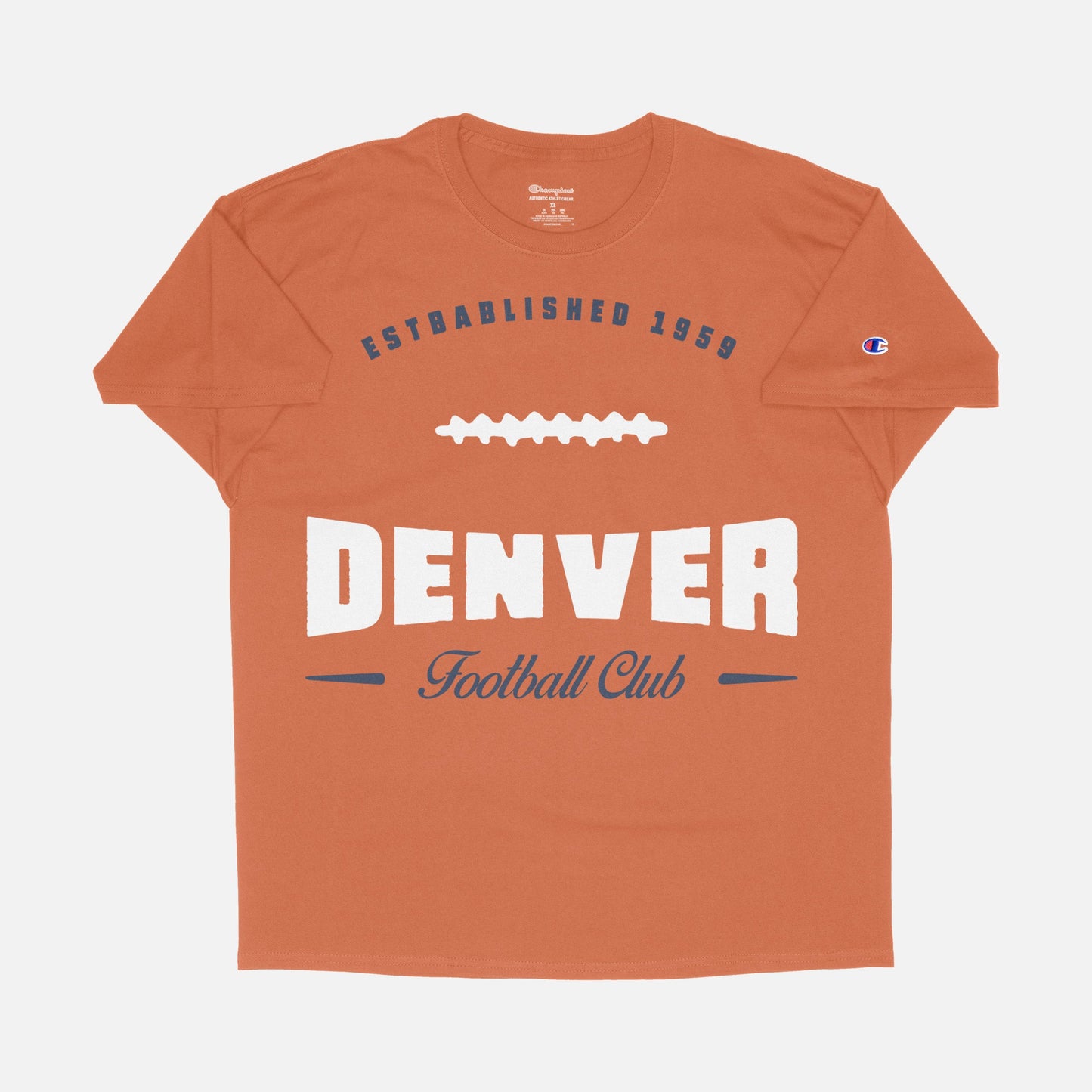 Retro Denver Football Fan Graphic Tee