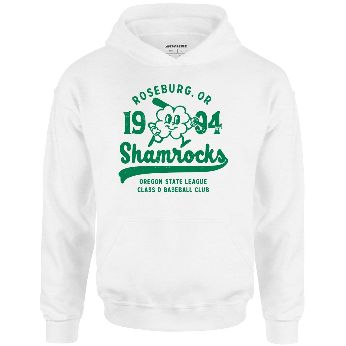 Roseburg Shamrocks - Oregon - Vintage Defunct Baseball Teams - Unisex Hoodie