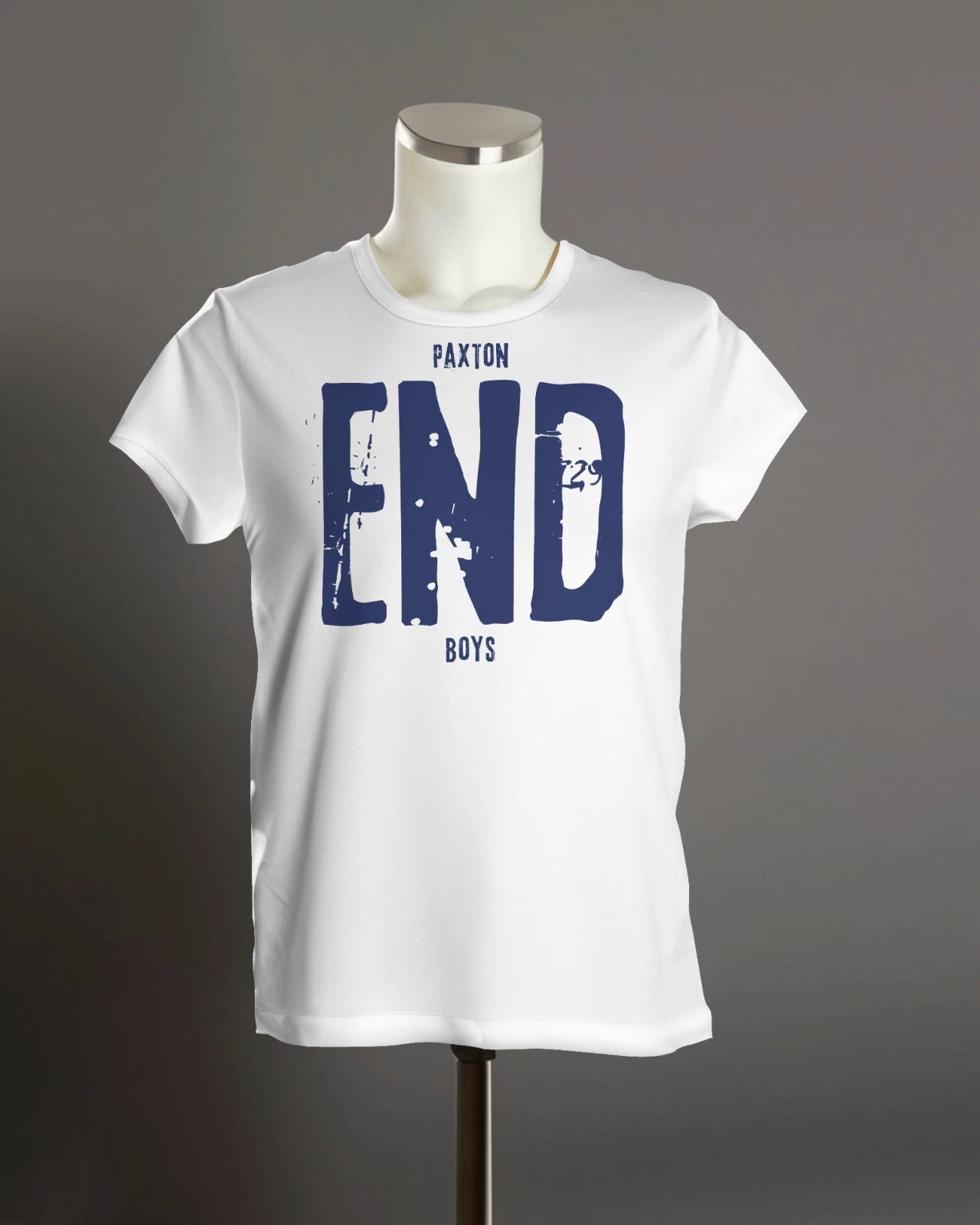 Paxton END Boys T Shirt | Hooligans Tottenham Hale Massive Yid Army Blue