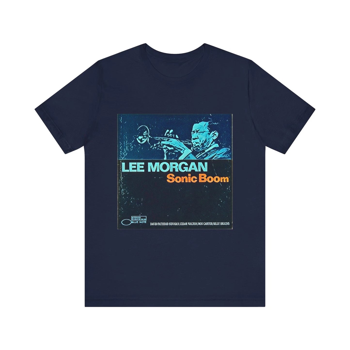 Lee Morgan Sonic Boom Jazz Short Sleeve Tee Shirt Graphic Print Crewneck Unisex