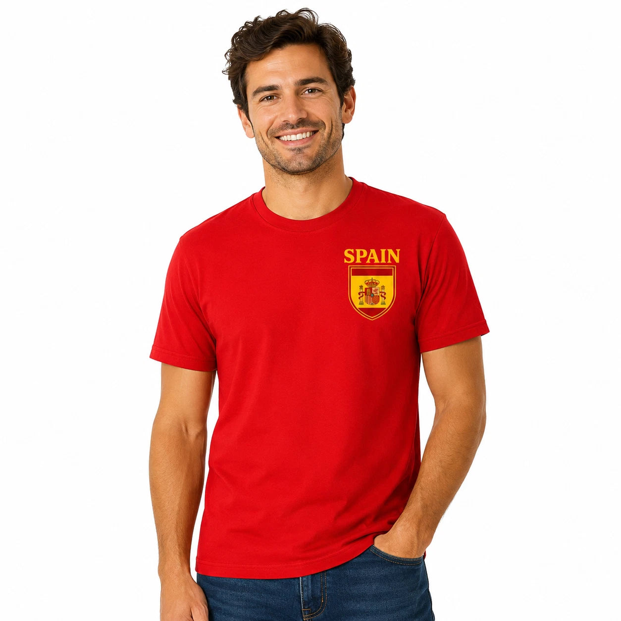 Spain World Cup 2026 T Shirt Mens Football Soccer Fan Spain Supporter Spanish
