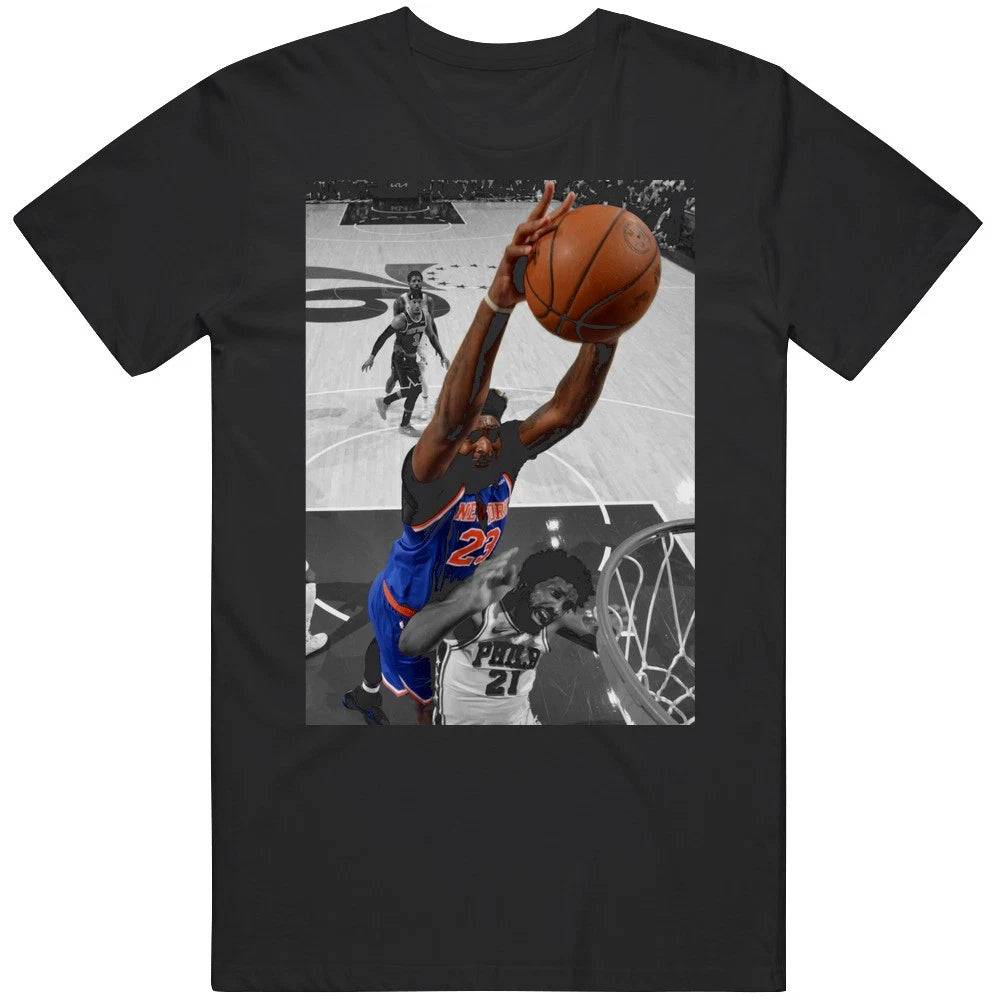 Mitchell Robinson Dunk On Joel Embiid Fan V2 T Shirt