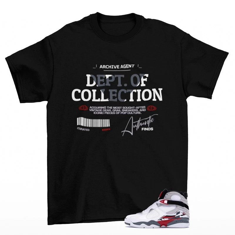 Archive Sneaker Shirt Black to Match Jordan 8 Retro Bugs 305381-100