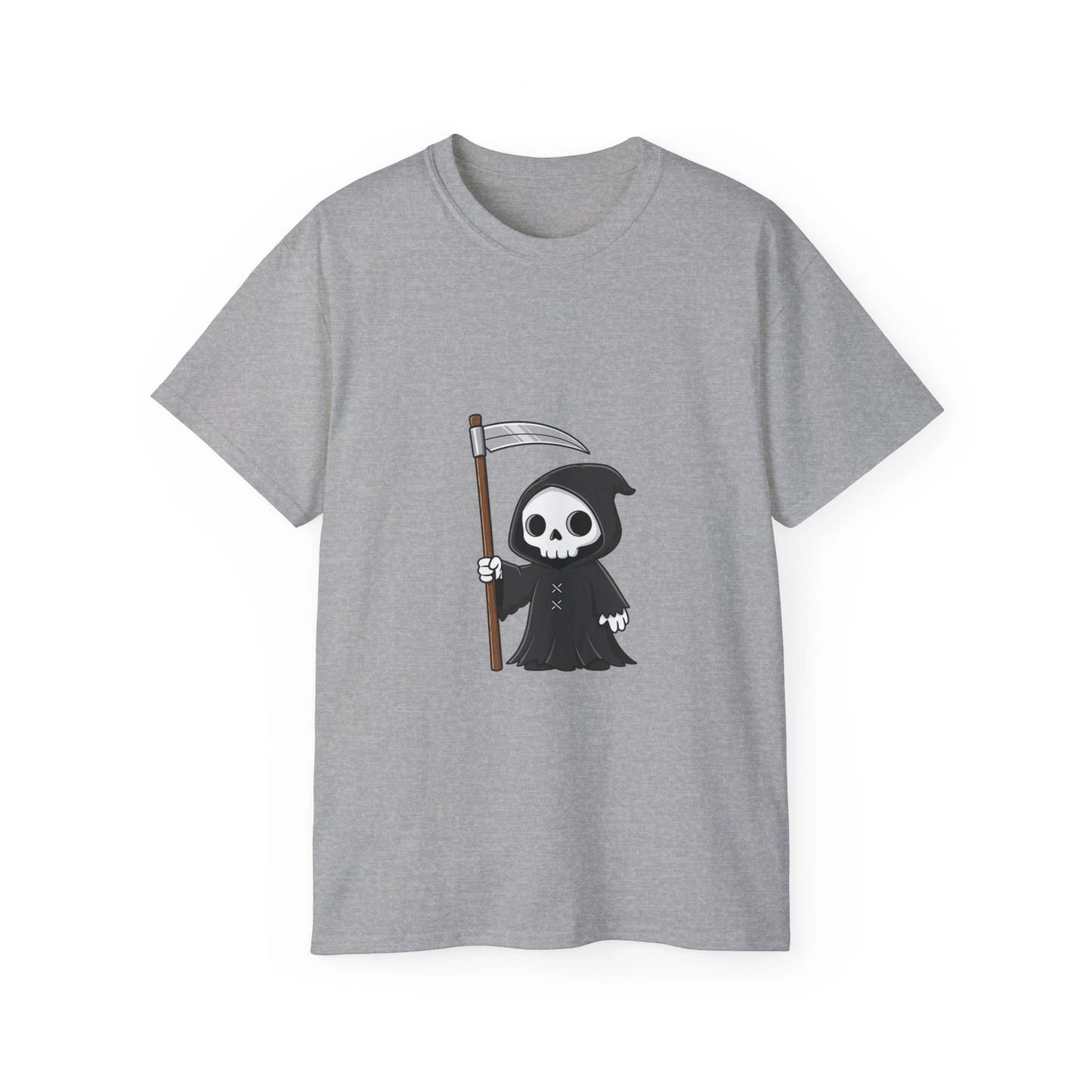 Cartoon Skull Grim Reaper Skeleton Death | Custom Graphic T-Shirt