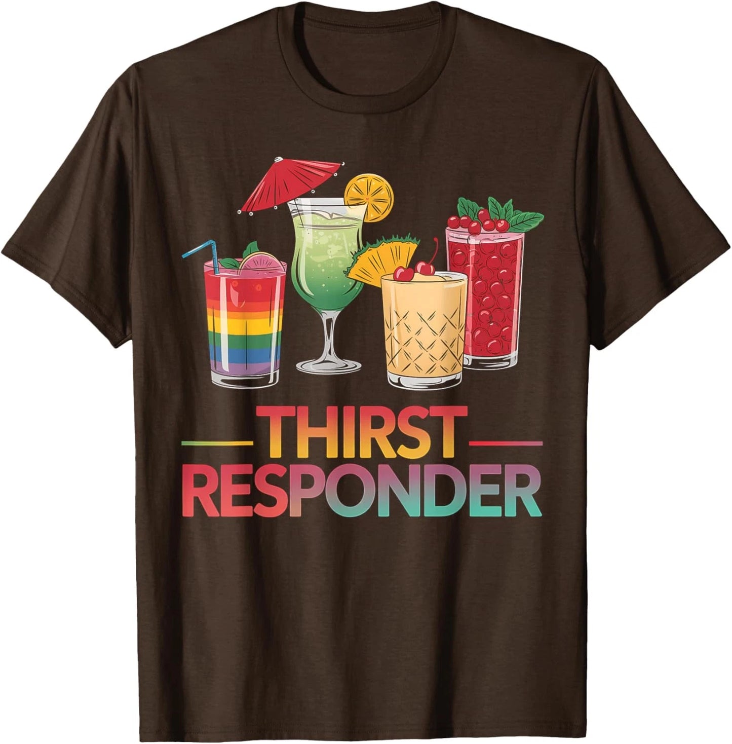 Thirst Response Responder Funny Bartender Mixologist Unisex T-Shirt