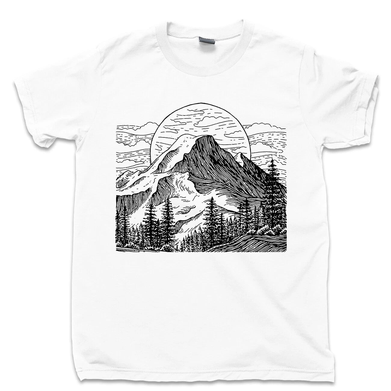 Nature T Shirt Yosemite Zion Glacier Grand Canyon Yellowstone National Park Tee
