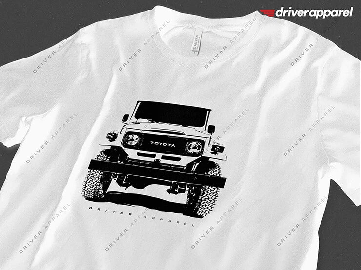 The Original Driver Apparel Vintage Toyota FJ40 Shirt - FJ, Classic, FJ45, Retro