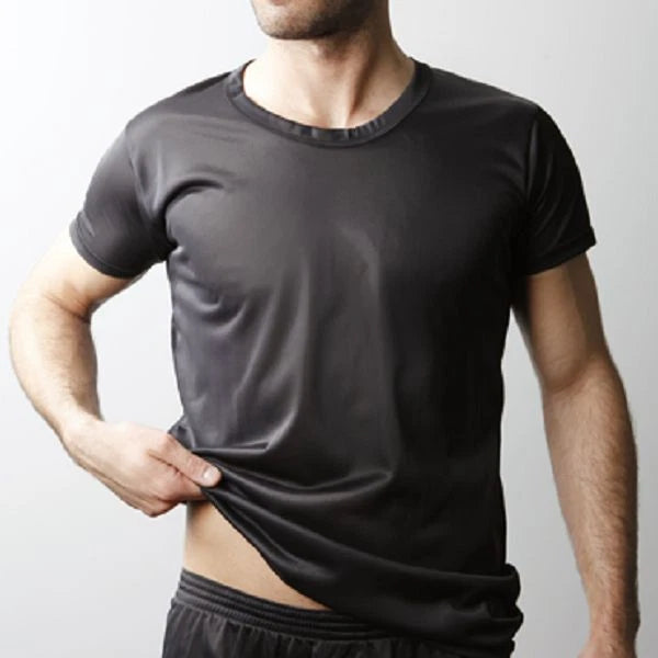 NYLON SILKY TRICOT CREW SHIRT MADE SM-6X by PLAYERS MANY COLORS