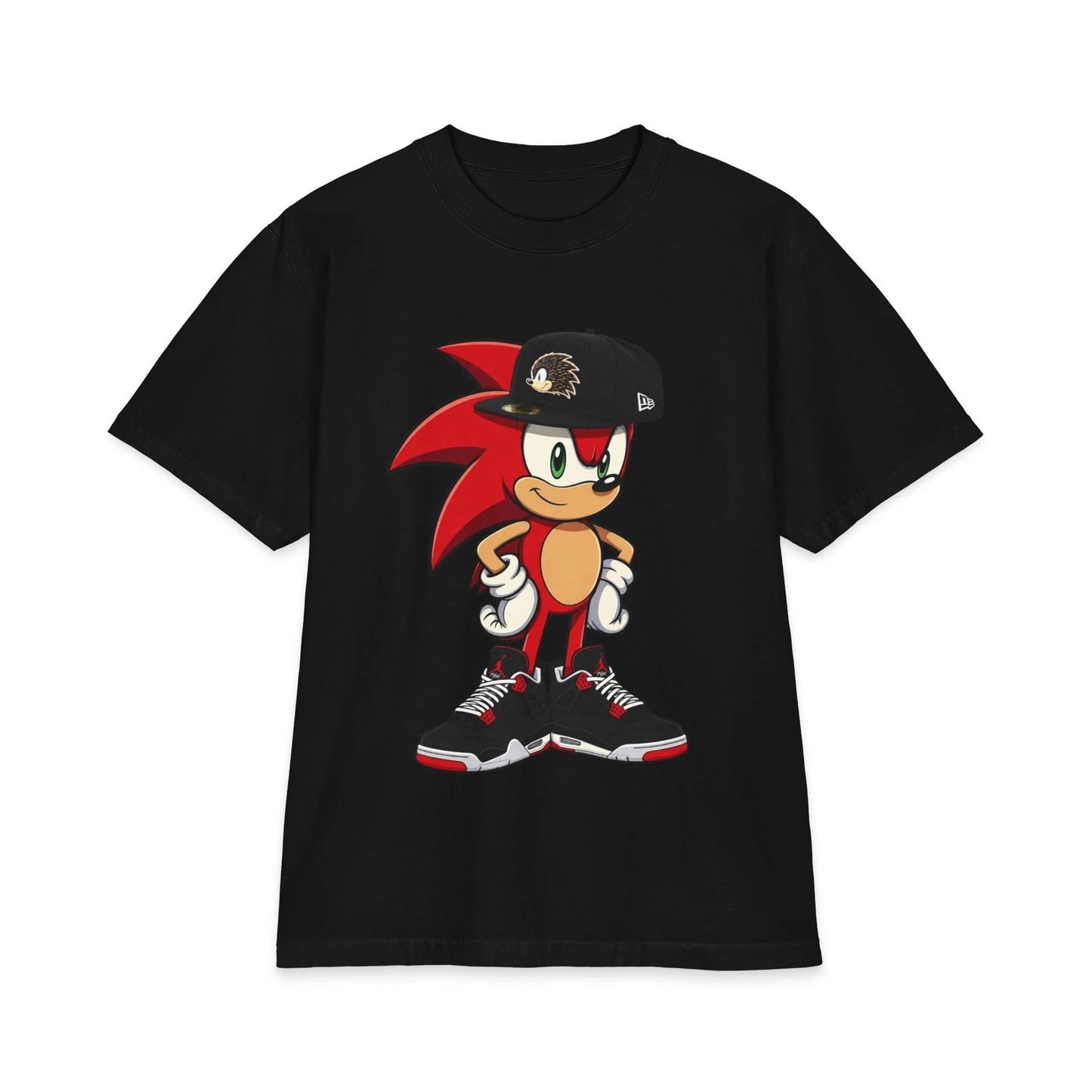 Matching retro Red Hedgehog Character Tee | Graphic T-Shirt
