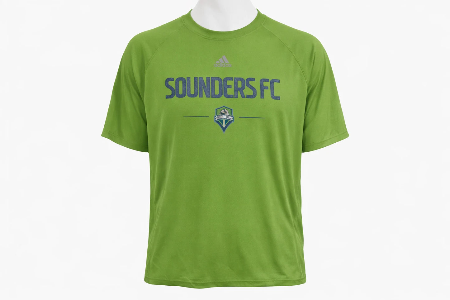 Adidas Mens Seattle Sounders FC Climalite Authentic Practice T-Shirt|Green|Small