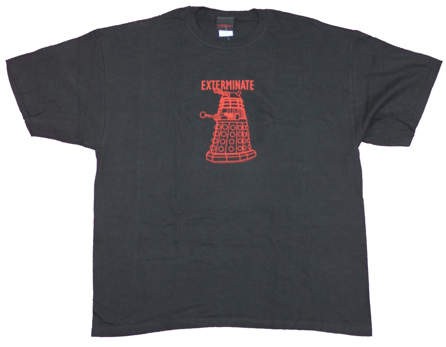 Doctor Who Adult New T-Shirt - Exterminate Simple Dalek Pic