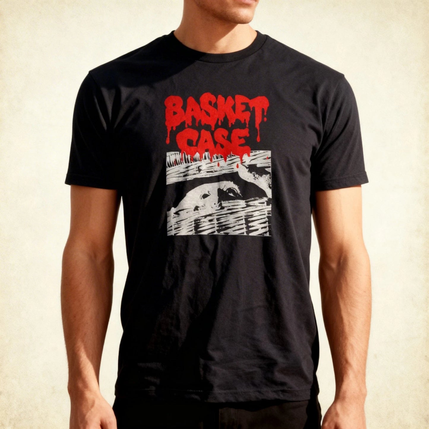 BASKET CASE BLACK GRAPHIC T SHIRT
